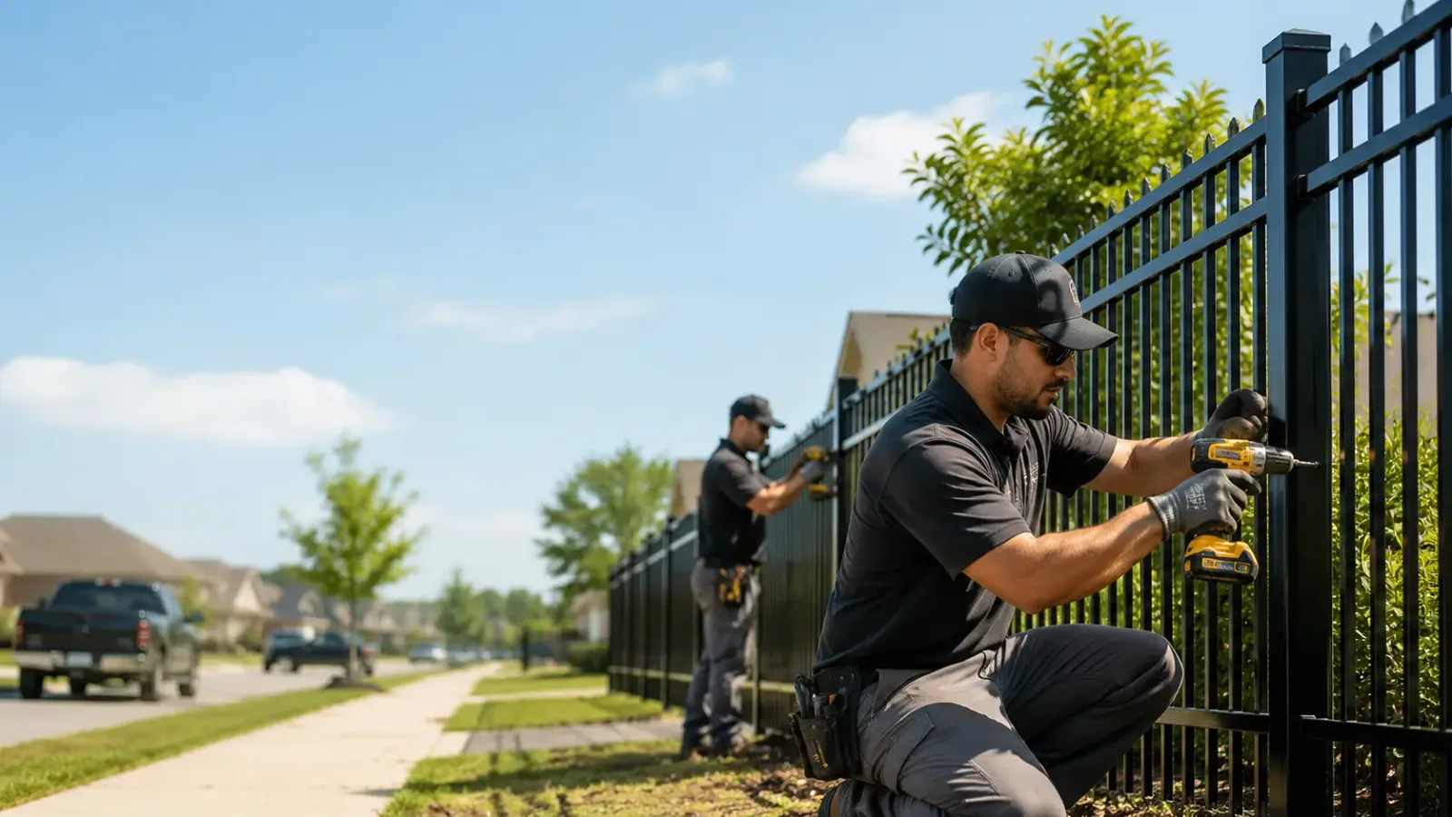 Metal Fence Installation in Devers, TX